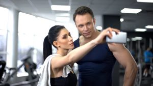 Fitness and social media - selfies