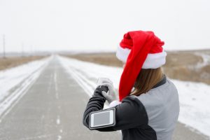 Try going for a Christmas run to stay active