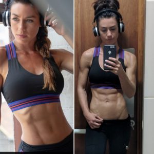 Eliza Watsons fitness progress on the reverse diet