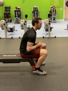 How to do a squat properly - don't let your body slouch like this!