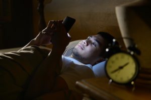 avoid screens and devices at bedtime